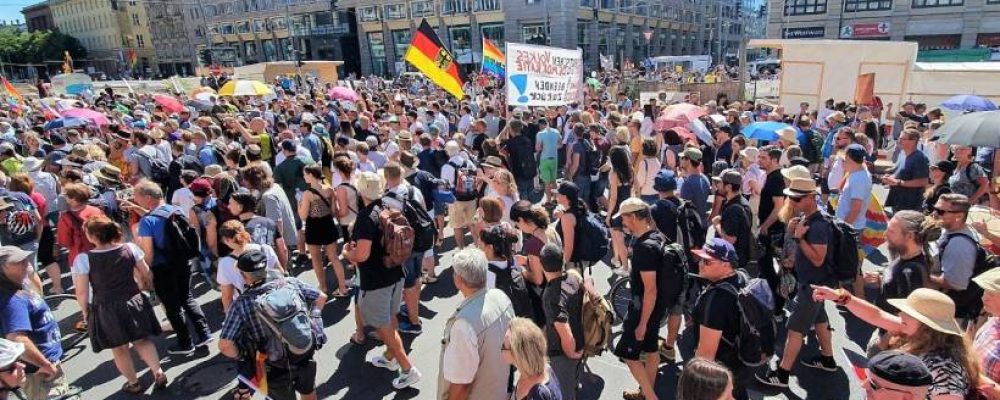 Corona Demo Berlin – Klare Ansage