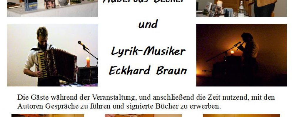 Josef Peil – Lesung bei der Buchmesse